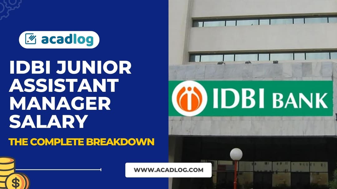 IDBI Junior Assistant Manager Salary Detailed Breakdown with