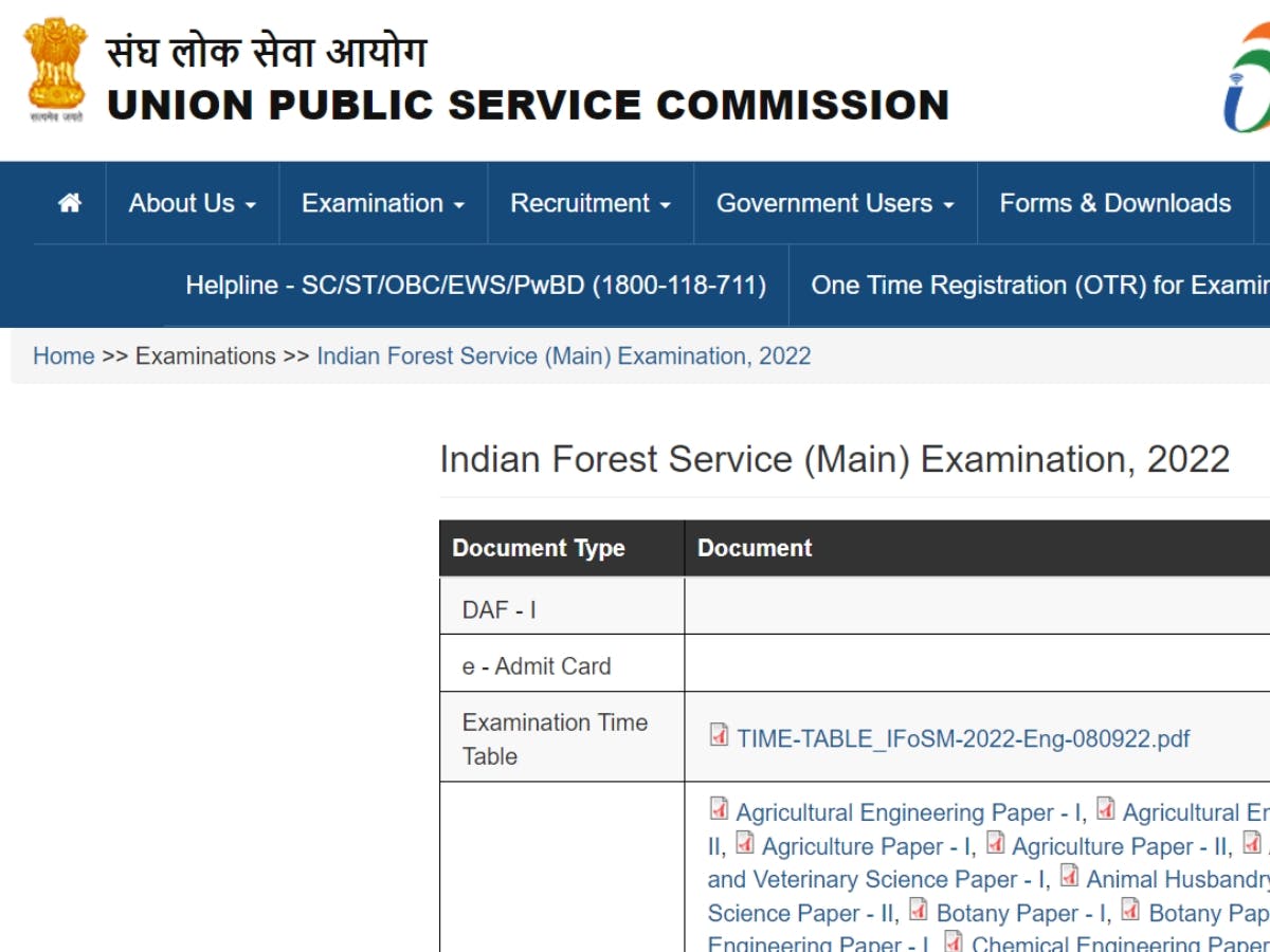 UPSC IFS Main Exam 2023: Your Complete Guide to the Newly Released Datesheet