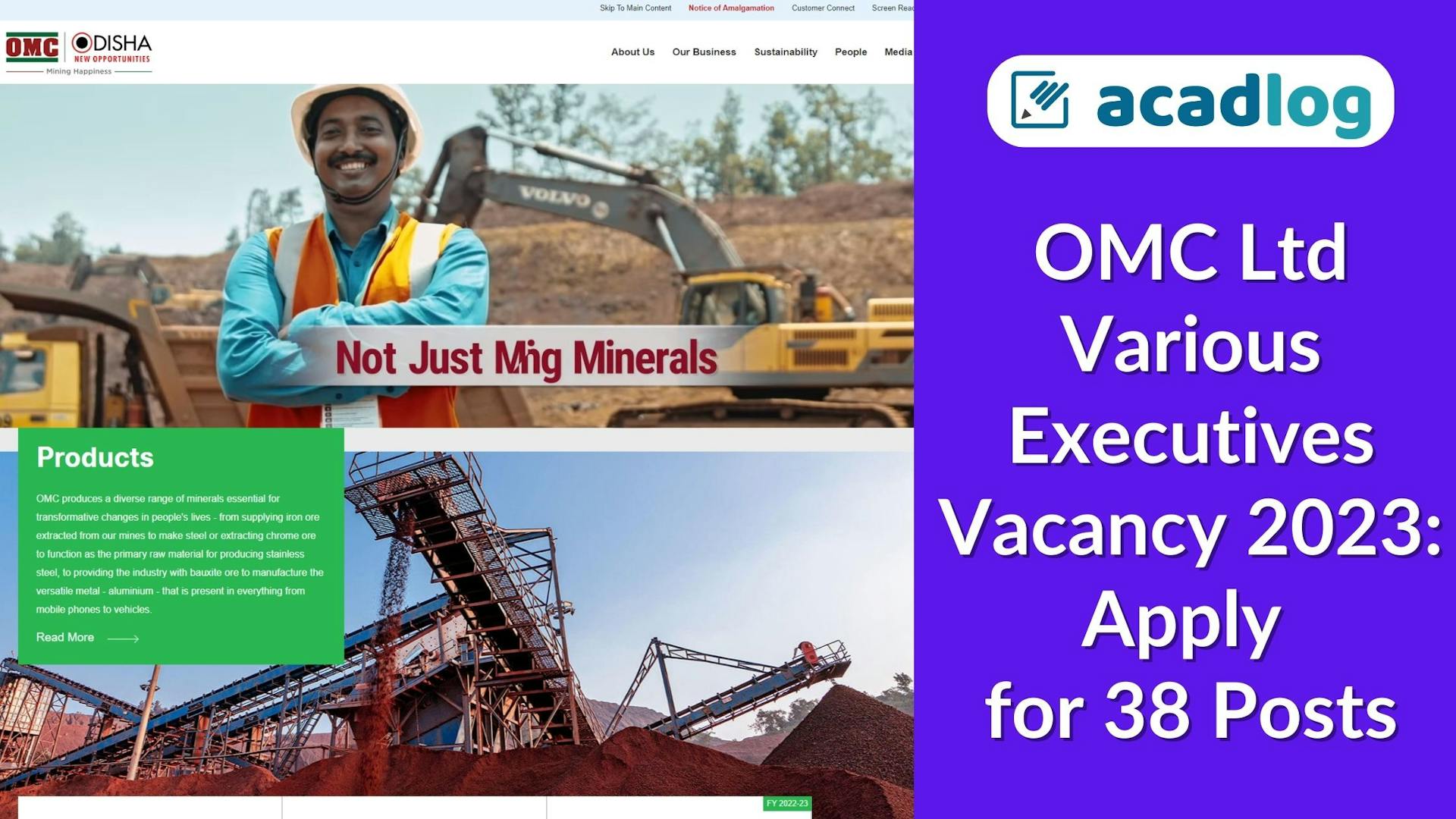 OMC Jobs 2023: Recruitment for Various Executive Vacancies (38 Posts)