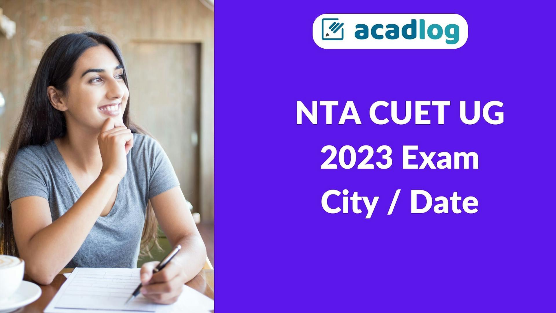 NTA CUET UG 2023 Admission Test Exam City Details