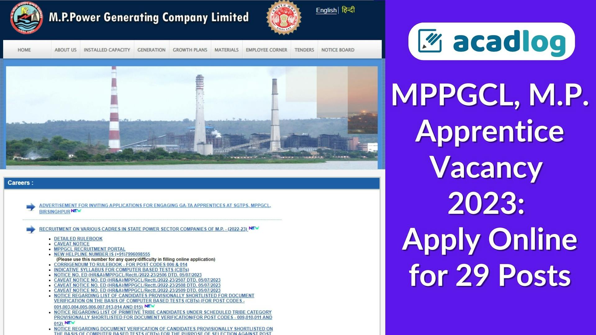 MPPGCL Apprentice Vacancy 2023: Apply Online for 29 Posts