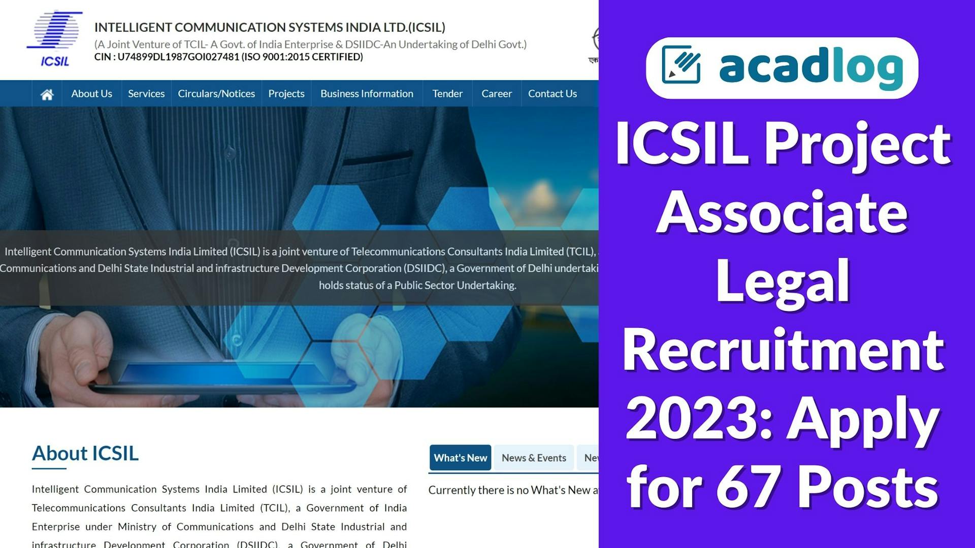 ICSIL Project Associate Legal Recruitment 2023: Apply for 67 Posts