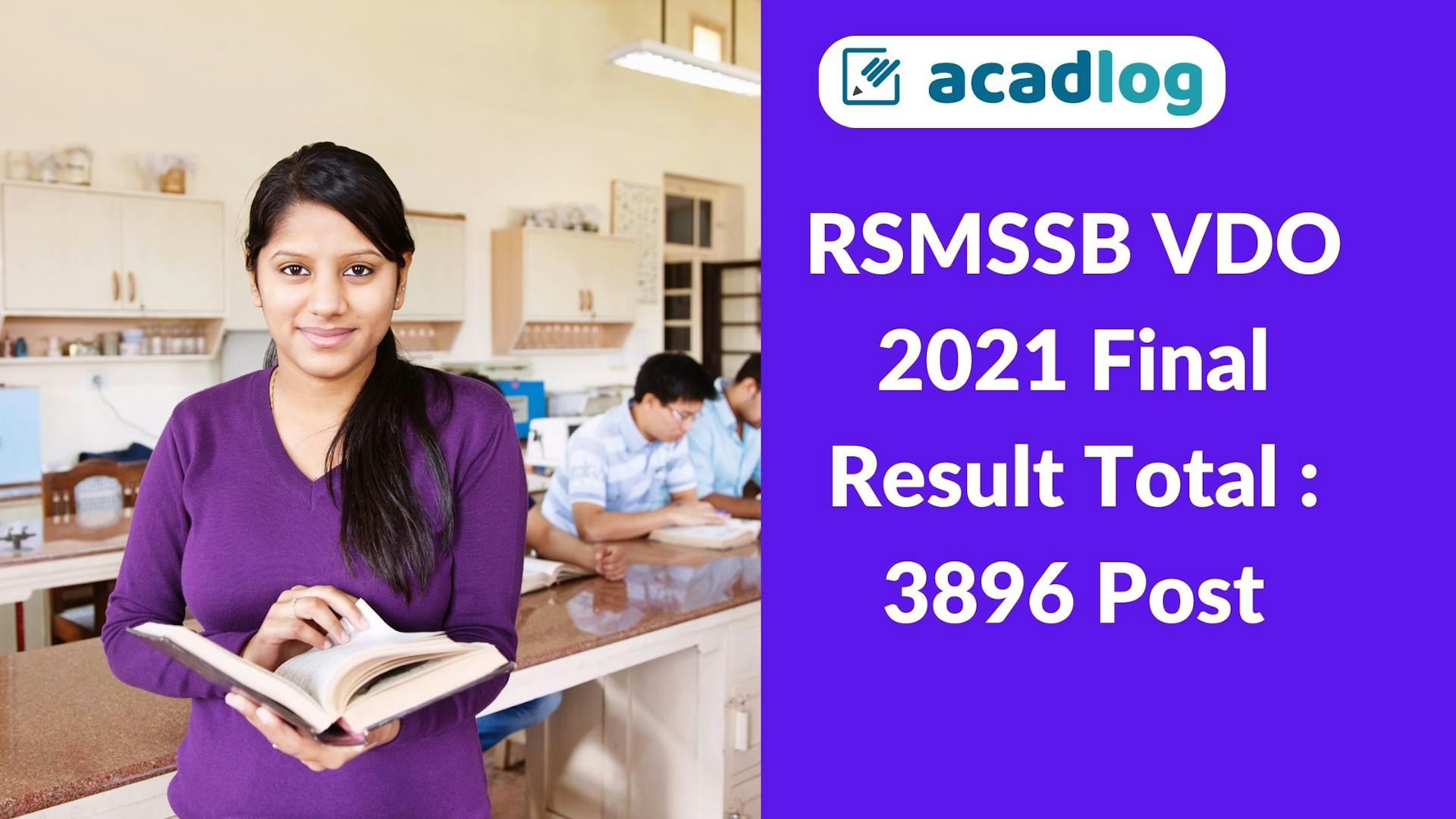 Rajasthan RSMSSB Gram Vikas Adhikari VDO Final Result with Cutoff 2023