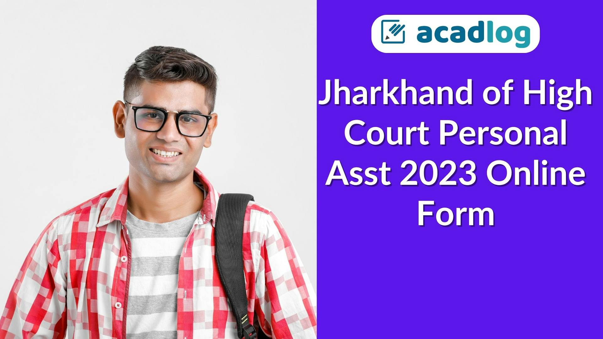 Jharkhand of High Court Personal Asst 2023 Online Form