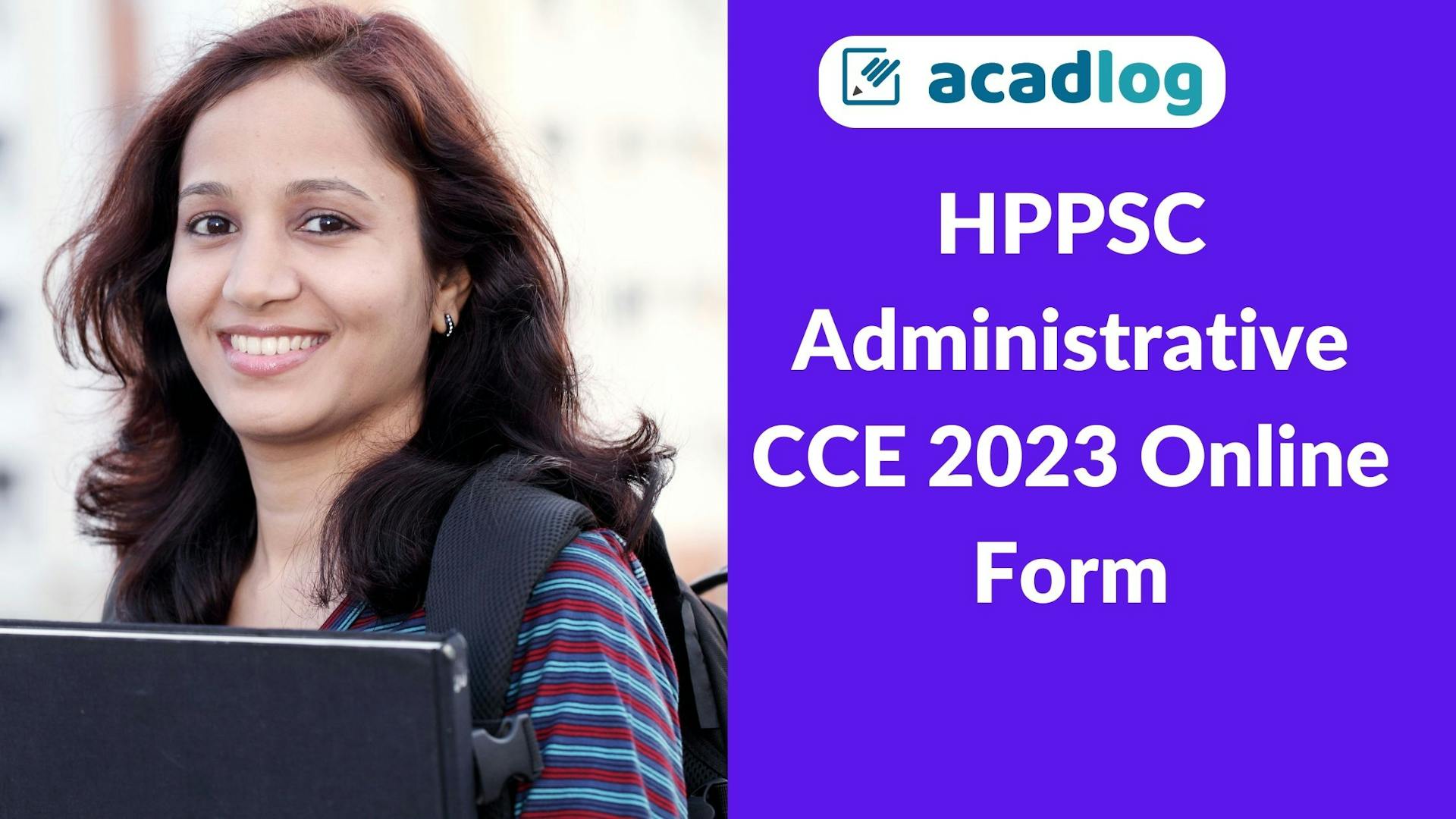 HPPSC Administrative CCE 2023 Online Form