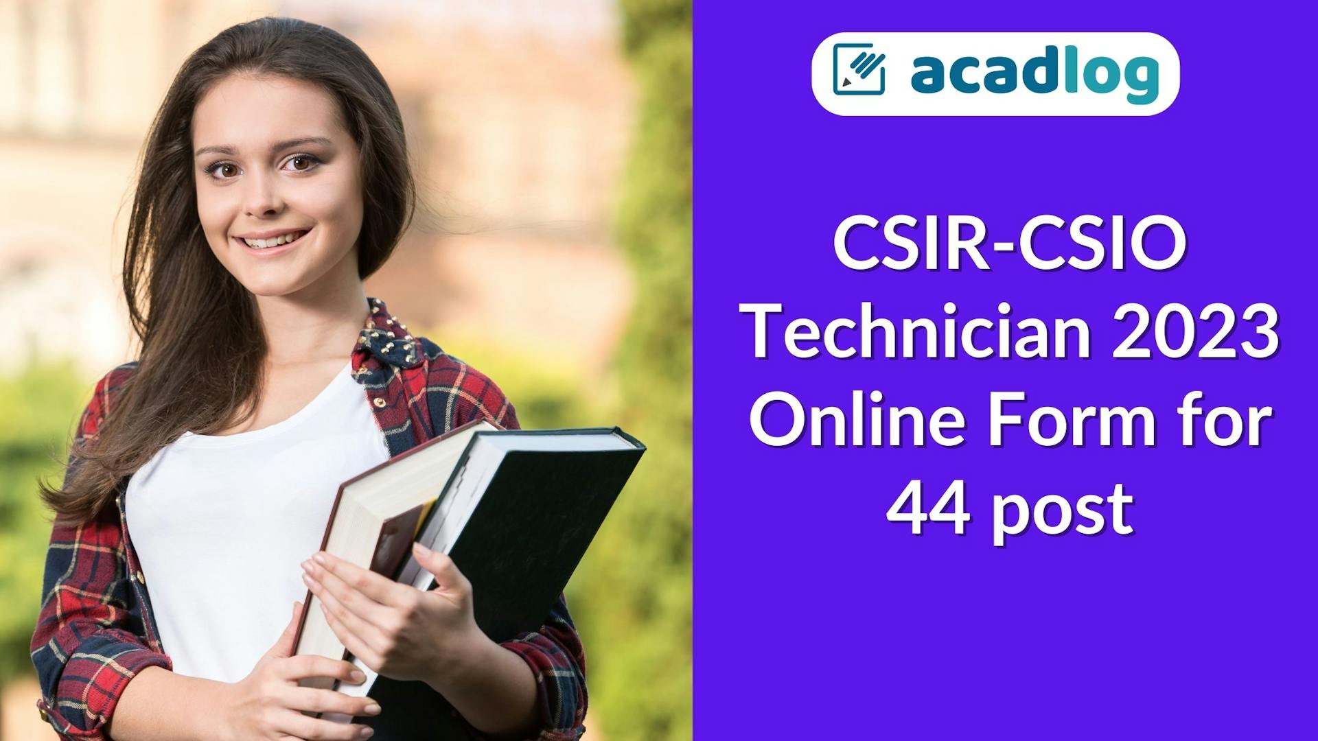 CSIR-CSIO Technician 2023 Online Form